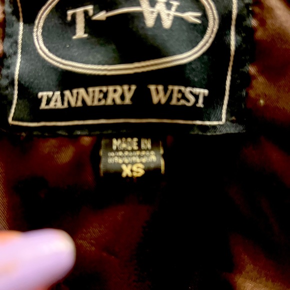 Extra small, Tannery West jacket. Real brown leather. - Picture 3 of 3